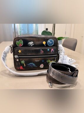 Coach Dakota in Rexy Sticker Print Loved Leather NWT